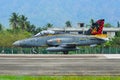 British Aerospace Hawk 200 at the airport Royalty Free Stock Photo