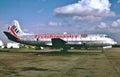 British Air Ferries Vickers Viscount taken in 1988 Royalty Free Stock Photo