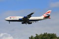 British Airways 747 passenger jet Royalty Free Stock Photo