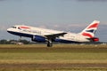 British Airways Airbus A319-100 Royalty Free Stock Photo