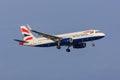 British Airways Airbus A320, sharklets Royalty Free Stock Photo