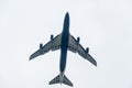 LONDON, ENGLAND - SEPTEMBER 25, 2017: British Airways Airlines Boeing 747 G-CIVG taking off in London Heathrow International Airpo