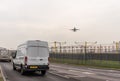 LONDON, ENGLAND - SEPTEMBER 25, 2017: British Airways Airlines Boeing 777 G-VIIE taking off in London Heathrow International Airpo