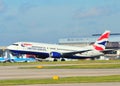 British Airways Boeing 737 Royalty Free Stock Photo