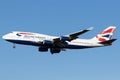 British Airways Boeing 747-400 G-CIVT Royalty Free Stock Photo