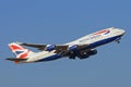 British Airways Boeing 747 Jumbo Jet plane Royalty Free Stock Photo