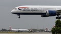 British Airways Boeing 787 landing