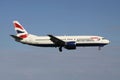 British Airways Boeing 737-400 Royalty Free Stock Photo