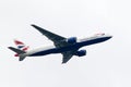 British Airways Boeing 777 taking-off Royalty Free Stock Photo