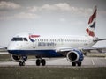 British Airways Embraer ERJ-190SR Royalty Free Stock Photo