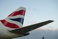 British Airways tailfin Royalty Free Stock Photo