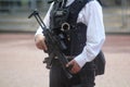 British Armed Police Officer