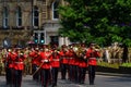 British Army Band Catterick Lead the Army Foundation College Freedom March in Harrogate.