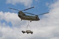 British Army Boeing CH-47 Chinook Royalty Free Stock Photo