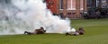 British Army force during military demonstration show