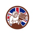 British Beekeeper Union Jack Flag Icon