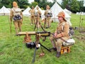 British Boer War Soldiers, Worcestershire, England. Royalty Free Stock Photo