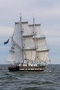 British brig TS Royalist under sail Royalty Free Stock Photo