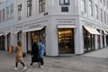 British Burberry luxury store in CopenhagenDenmark