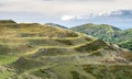 British Camp hill fort,view north of Malvern Hills,Herefordshire,England,United Kingdom Royalty Free Stock Photo