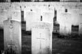 British Cemetery flanders fields great world war Royalty Free Stock Photo