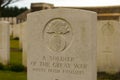 British Cemetery flanders fields great world war Royalty Free Stock Photo