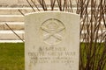 British Cemetery flanders fields great world war Royalty Free Stock Photo