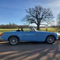 British classic mgb sports car. Royalty Free Stock Photo