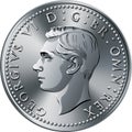 British coin King George VI florin