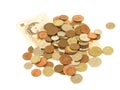 British coins. Royalty Free Stock Photo