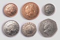 British coins: heads