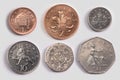 British coins: tails