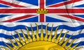 Silk British Columbia Flag