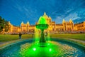 British Columbia Parlianent Buildings at night in Victoria, Vancouver Island - BC, Canada Royalty Free Stock Photo