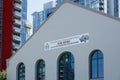 The British Columbia Regiment(DCO) building with a sign NOW HIRING Royalty Free Stock Photo