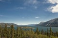 British Columbia white pass panorama Royalty Free Stock Photo