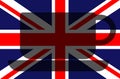 British concept. Union Jack flag Royalty Free Stock Photo