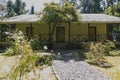 British Dak Bungalow of Rinchenpong. Famous Bengali poet, nobel laureate Rabindranath Tagore is believed to have written a piece Royalty Free Stock Photo