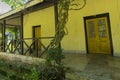 British Dak Bungalow of Rinchenpong. Famous Bengali poet, nobel laureate Rabindranath Tagore is believed to have written a piece Royalty Free Stock Photo