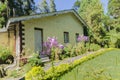 British Dak Bungalow of Rinchenpong. Famous Bengali poet, nobel laureate Rabindranath Tagore is believed to have written a piece Royalty Free Stock Photo