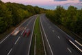 British dual carriageway road Royalty Free Stock Photo