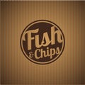 British fast-food - fish and chips