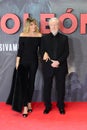 British film director, Sir Ridley Scott and Lady Scott, attended the premiere of the film Napoleon in Madrid Spain