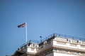 British flag on a building in London Royalty Free Stock Photo
