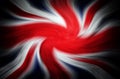 British flag zoom effect