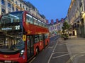 British flags on the streets of London, UK