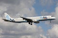 flybe Embraer ERJ-195 Royalty Free Stock Photo