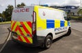 British Greater Manchester police response van with battenberg Royalty Free Stock Photo