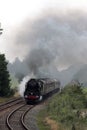 British India Line steam train on test run.