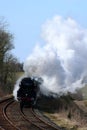 35018 British India Line, steam train on test run